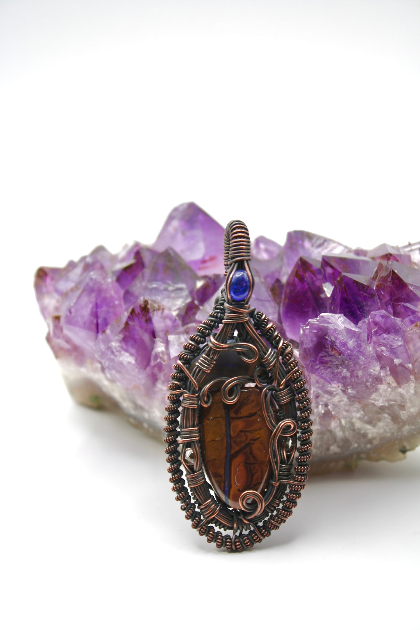 Boulder Opal x Tanzanite