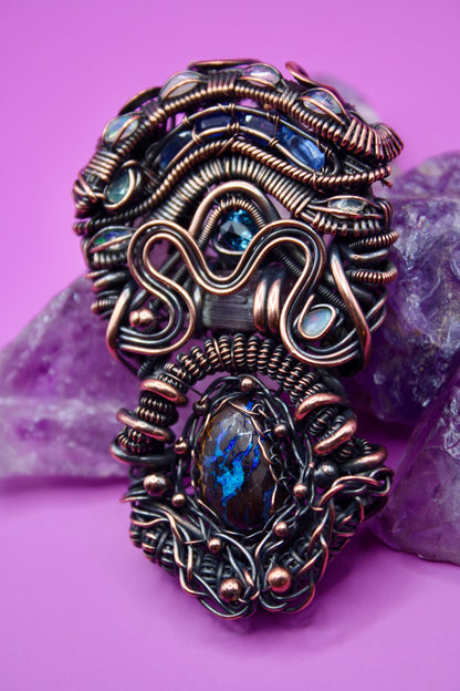 Boulder Opal x Sapphire v.1